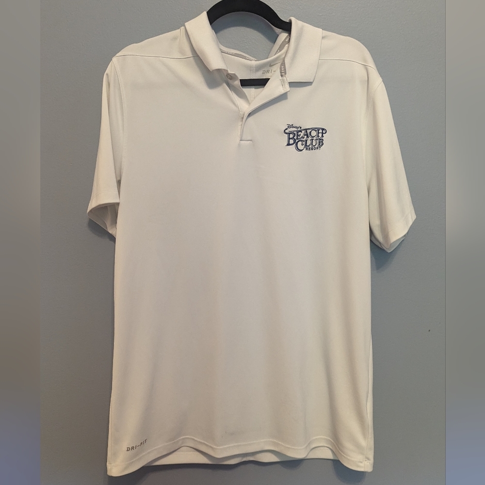 White Disney's Beach Club Golf Polo